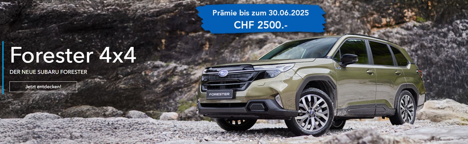 Subaru Forester jetzt probefahren und profitieren
